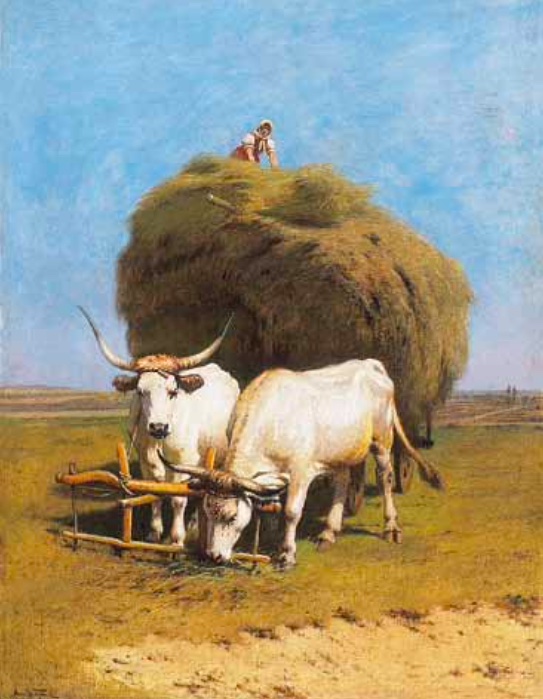 Szénásszekér tetején menyecskével olaj vászon 128×95 cm j. b. l. a. wágner szerepelt a 10. kieselbach aukción 1999 ben a 63. tételként Szénásszekér tetején menyecskével olaj vászon 128×95 cm j. b. l. a. wágner szerepelt a 10. kieselbach aukción 1999 ben a 63. tételként